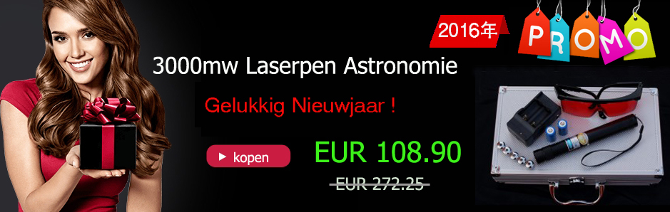 3000mw Groene  Laserpen Astronomie