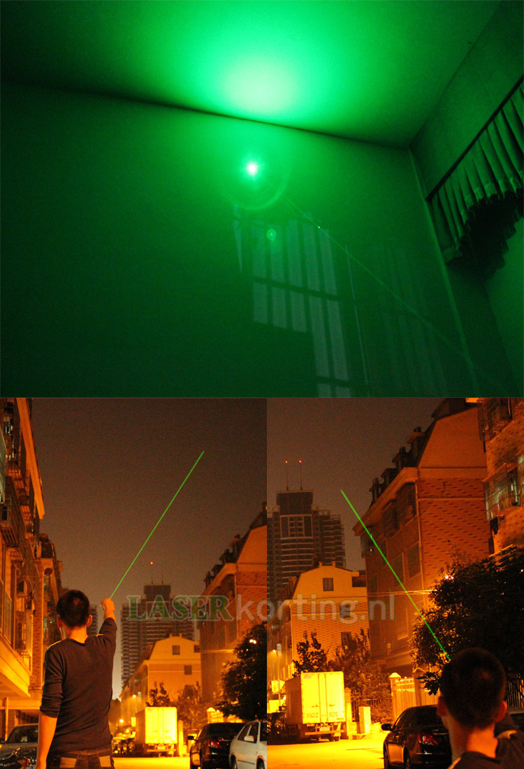 groene laser zaklamp 100mW 