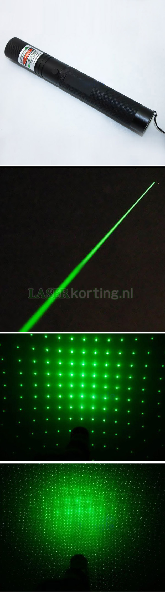 300mW groene laserpointer