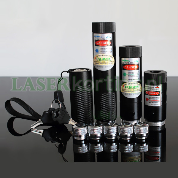 1000mW laserpen rood/groen/blauw/triplex krachtig laser gift bag