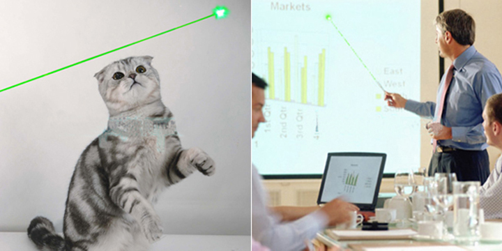 50mW groene laser pointer