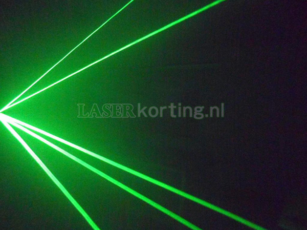 Laser handschoen laserstraal