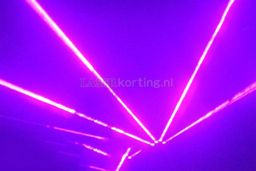 blauwe violette Laser handschoen