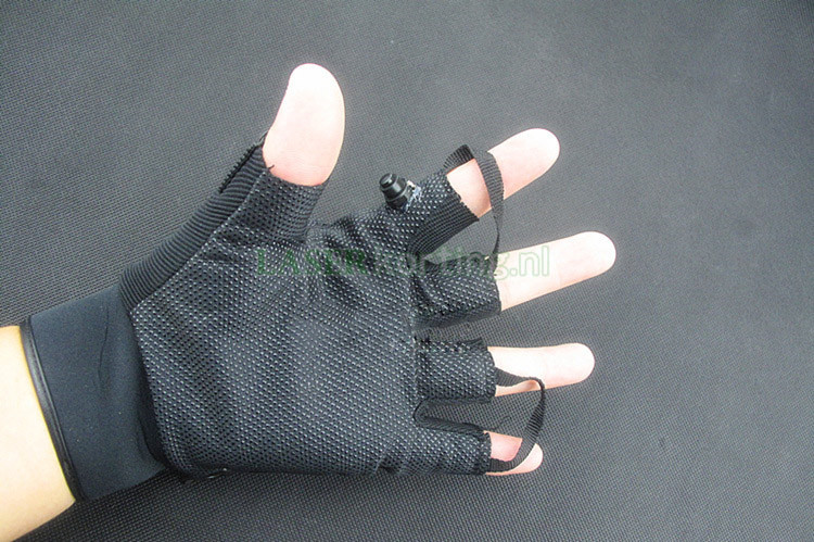 blauwe violette laser Glove