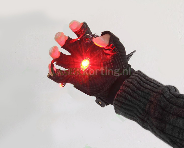 Laser handschoen groen kopen