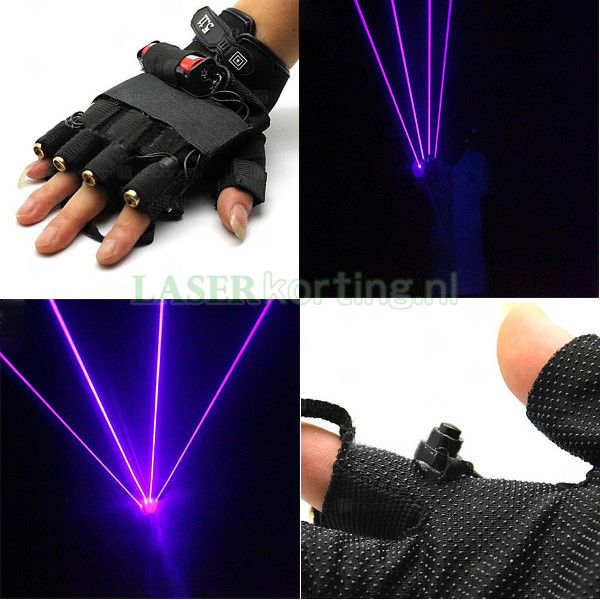 Laser handschoen 