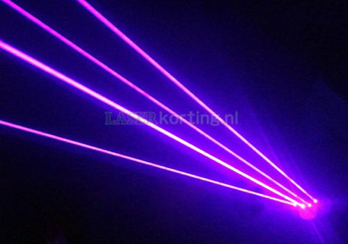 blauwe violette en rode Laser handschoen