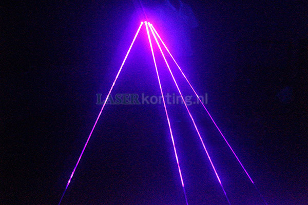 Laser handschoen met palm licht 