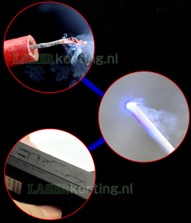 lenzen laserlamp blauw